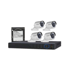 HIKVISION 4 unit 1080P night vision security cc camera Package