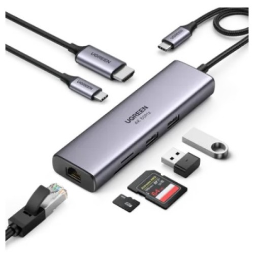 Buy UGREEN CM512 USB-C 7-In-1 Multifunction Adapter With 4K HDMI ...