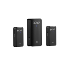 Boya BY-Wmic5-M2 Ultracompact 2.4GHz Dual-Channel Wireless Microphone System