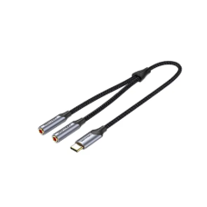 Vention BGNHY Type-C Male to Dual 3.5mm Female Audio Cable