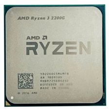 AMD Ryzen 3 2200G AM4 Socket Processor with Vega 8 Graphics - (OEM/Tray)