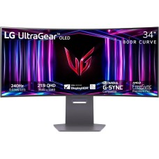 LG 34GS95QE-B 34 Inch UltraGear 3K UWQHD OLED Display Dual HDMI, DP, USB Black Curved Gaming Monitor (3 Year Warranty)