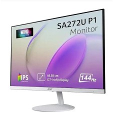 Acer SA272U P1wmipx 27 Inch 2K WQHD IPS Display HDMI, DP, Speaker White Monitor