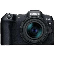 Canon EOS R8 Mirrorless Camera Body with RF24-50mm F4.5-6.3 IS STM Lens (Black) (No Warranty)