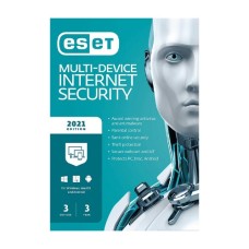ESET Internet Security 3 User with 3 year License (2021 Edition)
