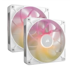 Corsair iCUE LINK RX140 MAX RGB 140mm PWM Dual Pack White Casing Fan