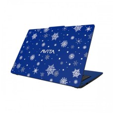 Avita Liber V14 Core i5 11th Gen 14" FHD Laptop Snowflakes on Mountain Blue