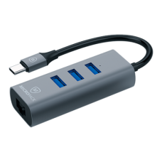 Micropack MDC-3AE USB-C to USB-A HUB with Ethernet