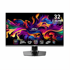MSI MPG 321URX QD-OLED 32 Inch 4K UHD 240Hz Black Gaming Monitor (3 Years Burn Warranty)