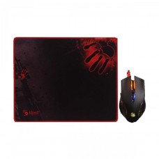 A4TECH Bloody Q8181S Neon X Glide Gaming Mouse & Mouse Pad#